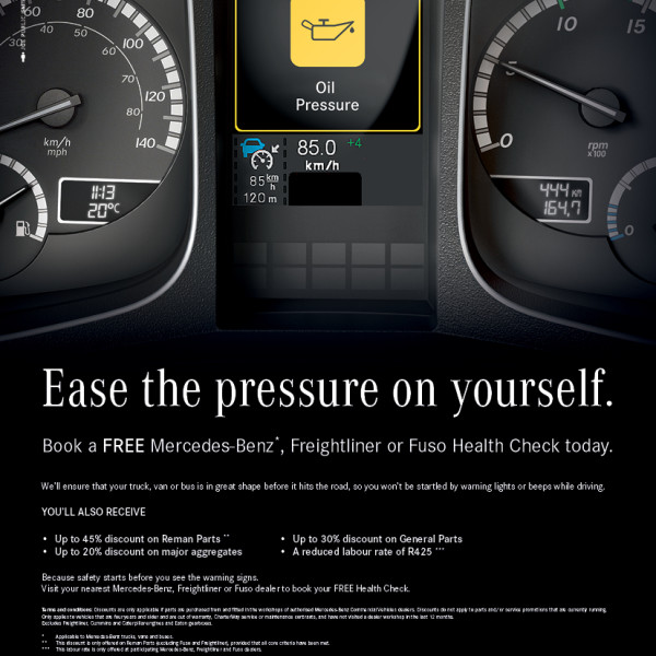 Mercedes-Benz Health Check Print