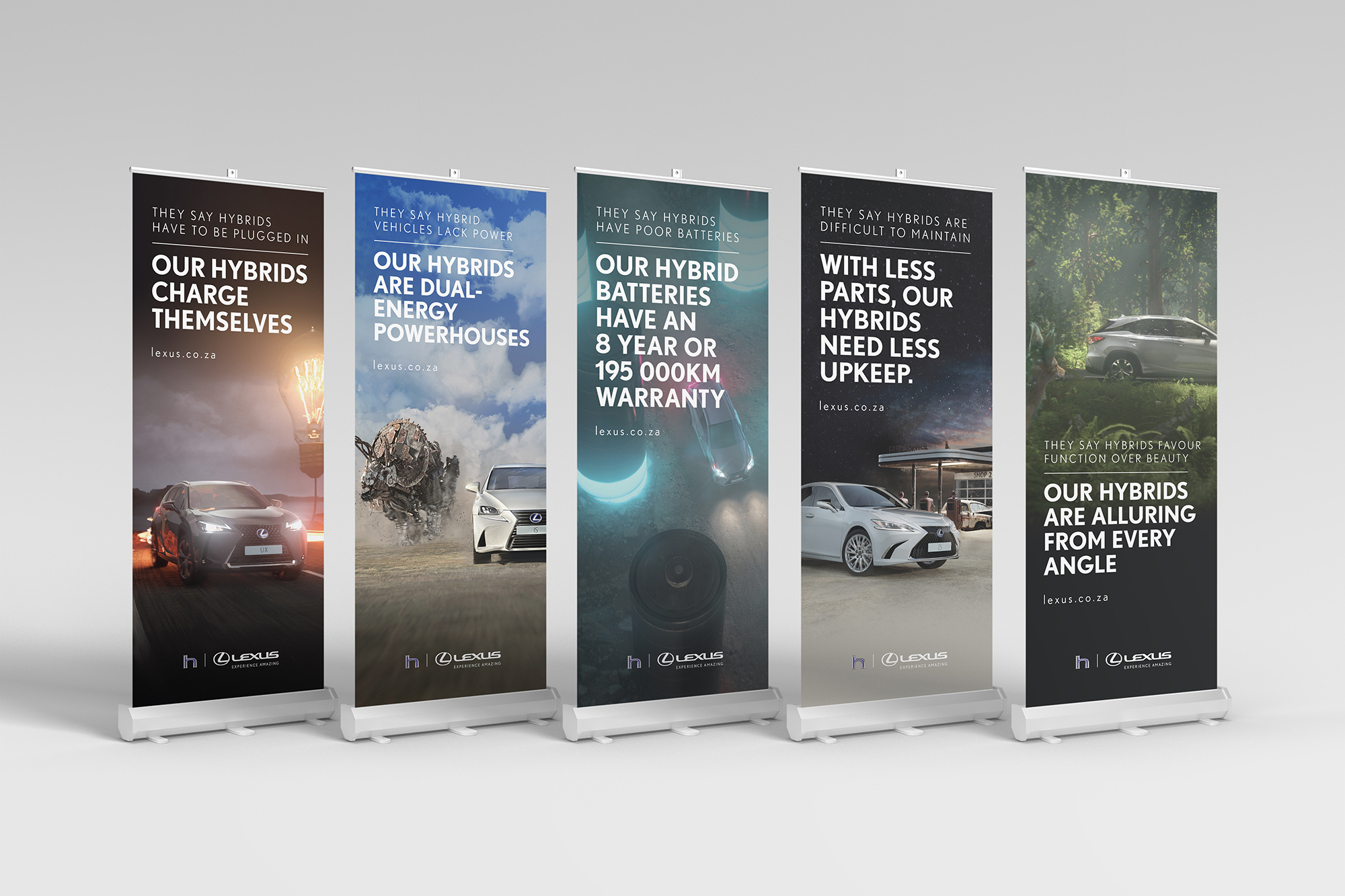 Lexus Hybrid Banner Mockup