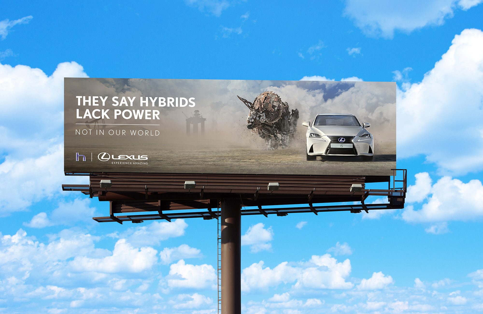 Lexus Hybrid OOH Mockup